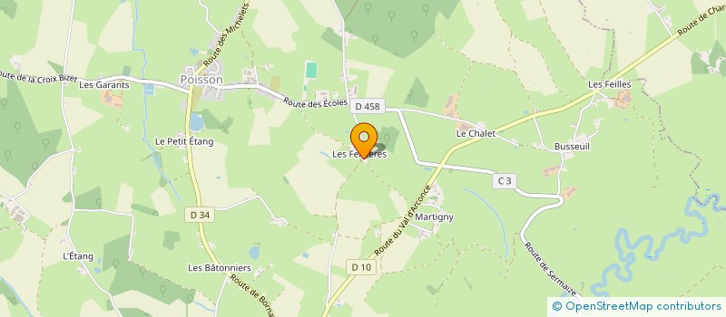 localisation de l'entreprise MADAME ANNICK COMMARMOND  SAINT-LEGER-LES-PARAY