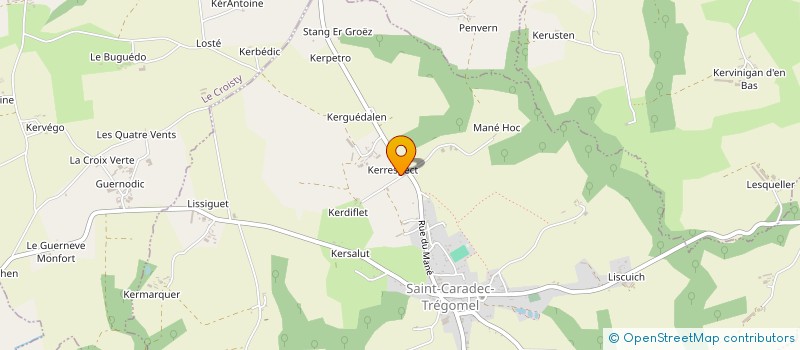 localisation de l'entreprise MADAME ANNICK COQUILLARD  PLOUAY