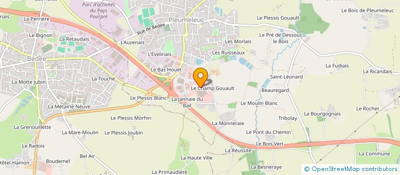 localisation de l'entreprise MADAME ANNICK COTTEREL  BEDEE