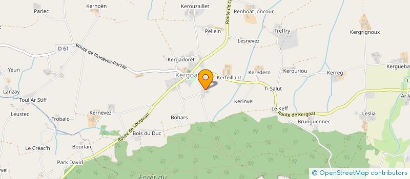 localisation de l'entreprise MADAME ANNICK DADEN  QUEMENEVEN