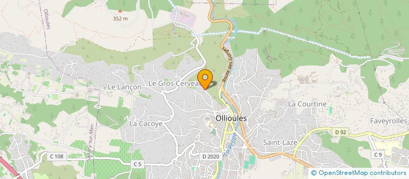 localisation de l'entreprise MADAME ANNICK DAUMAS à OLLIOULES
