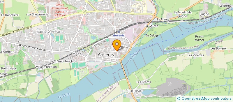 localisation de l'entreprise MADAME ANNICK DAVODEAU  ANCENIS-SAINT-GEREON