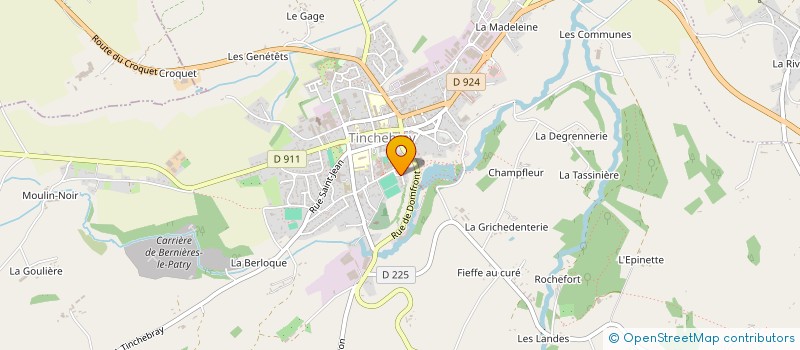 localisation de l'entreprise MADAME ANNICK DE CADARAN à TINCHEBRAY-BOCAGE