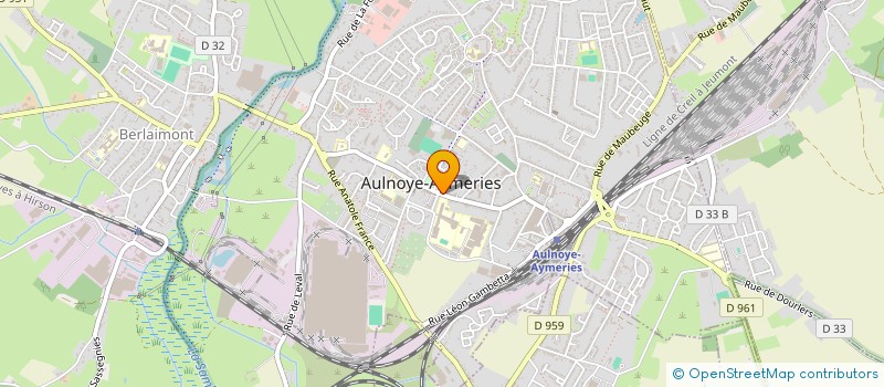 localisation de l'entreprise MADAME ANNICK DECROUY à AULNOYE-AYMERIES