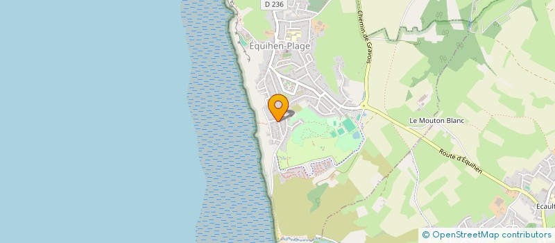 localisation de l'entreprise MADAME ANNICK DEFAUWES  EQUIHEN-PLAGE