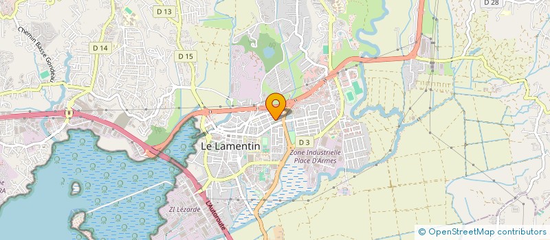 localisation de l'entreprise MADAME ANNICK DEFORT à LE LAMENTIN