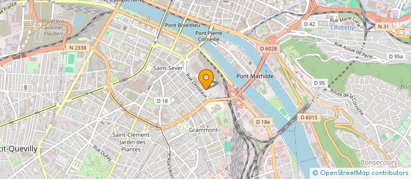 localisation de l'entreprise MADAME ANNICK DEGREMONT  ROUEN