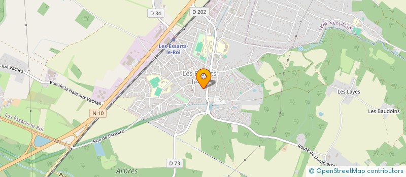 localisation de l'entreprise MADAME ANNICK DELVIGNE  LES ESSARTS-LE-ROI