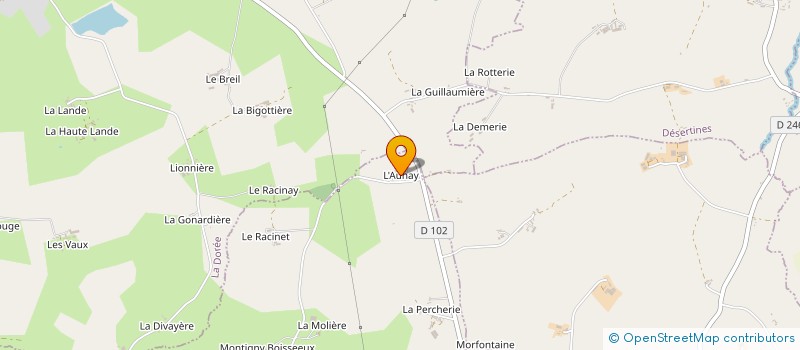 localisation de l'entreprise MADAME ANNICK DERENNES  LARCHAMP