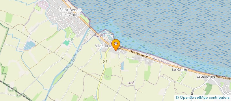 localisation de l'entreprise MADAME ANNICK DERYCKERE  HIREL