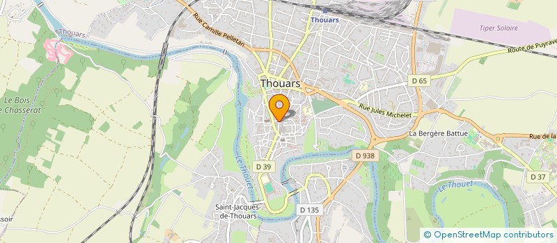 localisation de l'entreprise MADAME ANNICK DESCHEREUX à THOUARS