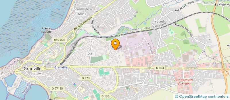 localisation de l'entreprise MADAME ANNICK DESROCHES  GRANVILLE