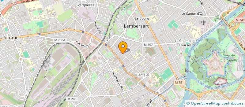 localisation de l'entreprise MADAME ANNICK DESTREZ à LAMBERSART