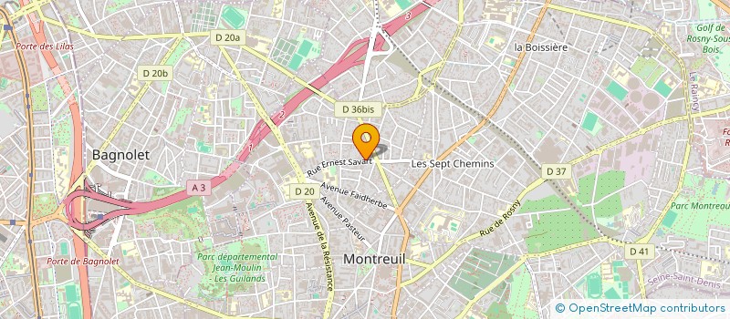 localisation de l'entreprise MADAME ANNICK DOLLO à MONTREUIL