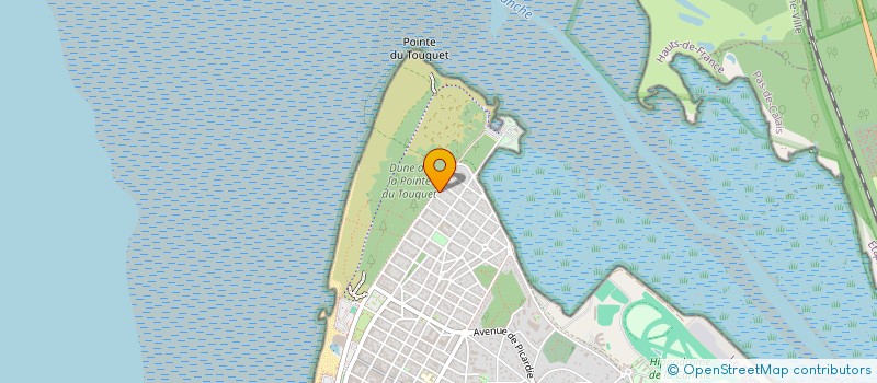 localisation de l'entreprise MADAME ANNICK DOUAY  LE TOUQUET-PARIS-PLAGE