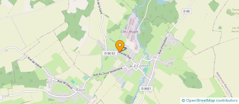 localisation de l'entreprise MADAME ANNICK DOYELLE  LA COMTE