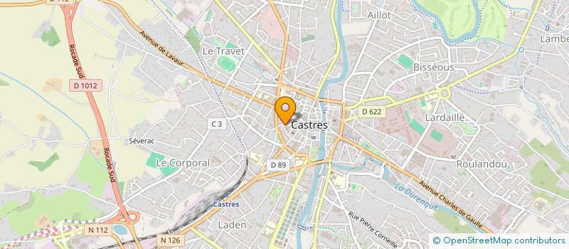 localisation de l'entreprise MADAME ANNICK DRUMARD  CASTRES