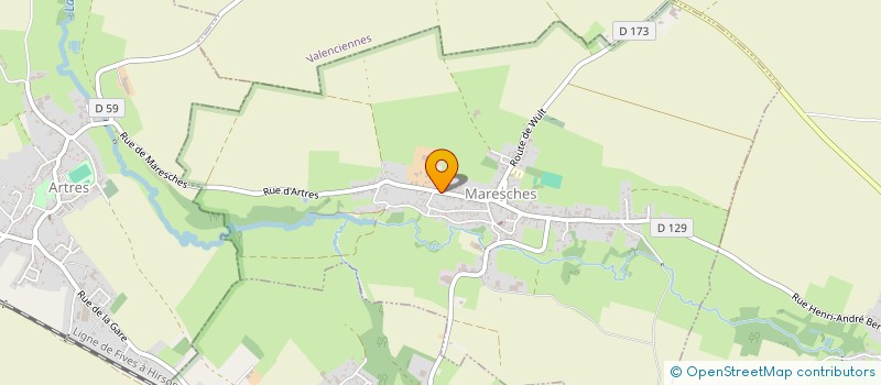 localisation de l'entreprise MADAME ANNICK DUBERT à MARESCHES