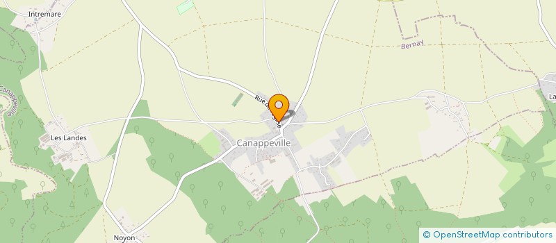 localisation de l'entreprise MADAME ANNICK DUBOIS  LE MESNIL-JOURDAIN