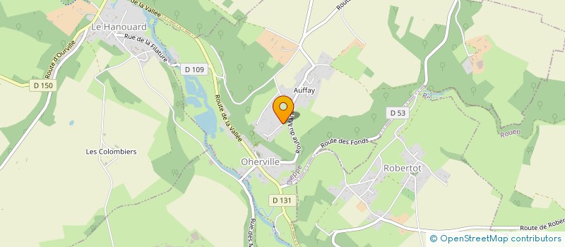 localisation de l'entreprise MADAME ANNICK DUFOUR  OHERVILLE