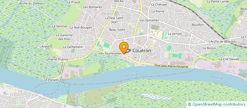 localisation de l'entreprise MADAME ANNICK DUFRESNE à COUERON