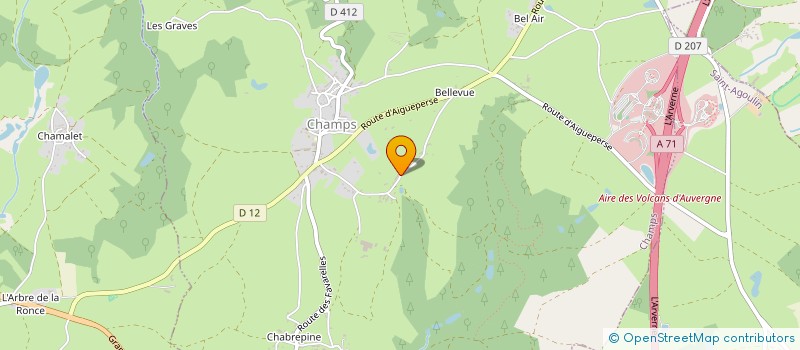 localisation de l'entreprise MADAME ANNICK DUMONT  CHAMPS