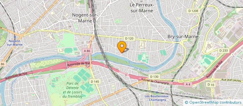 localisation de l'entreprise MADAME ANNICK DURY à LE PERREUX-SUR-MARNE