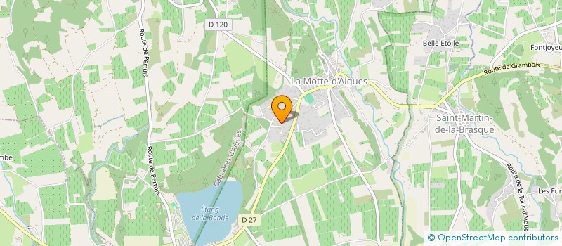 localisation de l'entreprise MADAME ANNICK EBRAN  LA TOUR D'AIGUES