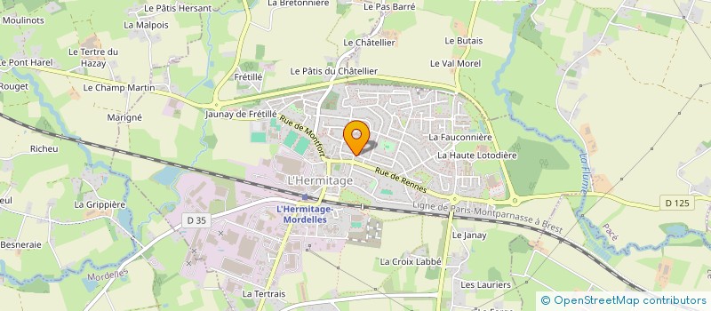 localisation de l'entreprise MADAME ANNICK ESCADAFALS  L'HERMITAGE