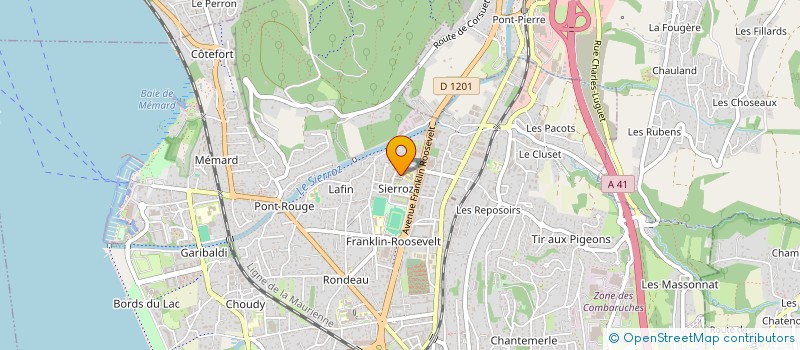 localisation de l'entreprise MADAME ANNICK FEIG à AIX LES BAINS