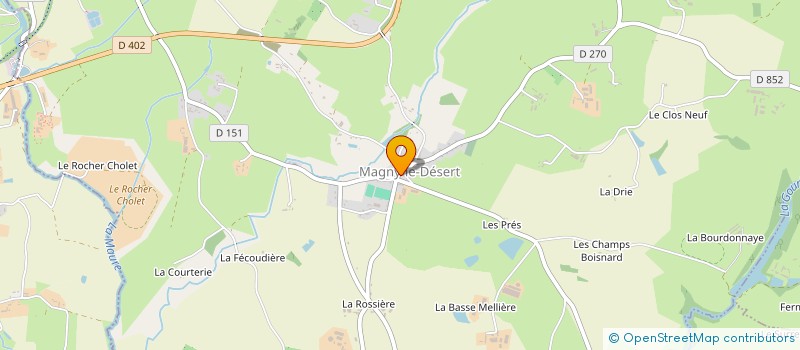 localisation de l'entreprise MADAME ANNICK FERMIN à BEAUVAIN