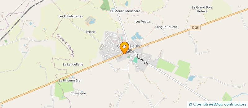 localisation de l'entreprise MADAME ANNICK FESSELIER  GENNES-LONGUEFUYE