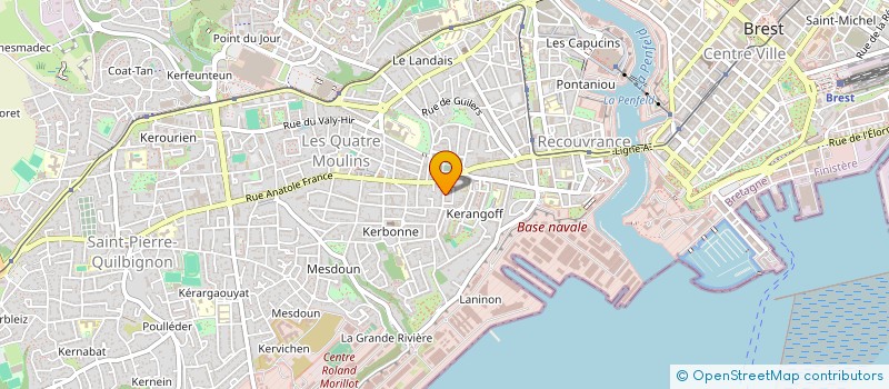 localisation de l'entreprise MADAME ANNICK FILY à BREST