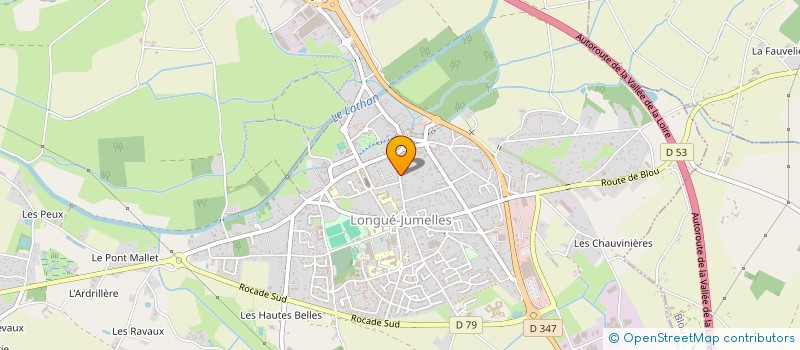 localisation de l'entreprise MADAME ANNICK FISSON  LONGUE-JUMELLES