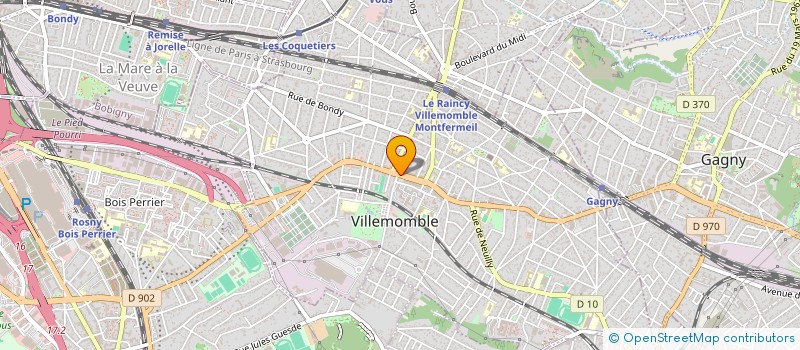 localisation de l'entreprise MADAME ANNICK FOLL  VILLEMOMBLE