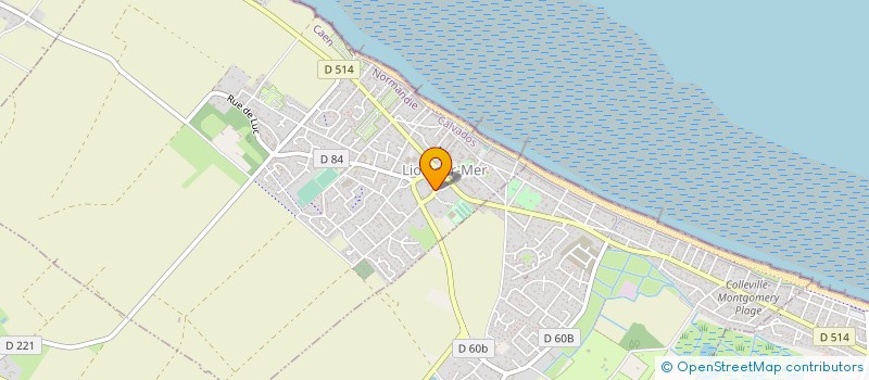 localisation de l'entreprise MADAME ANNICK FOUCHET  LION-SUR-MER