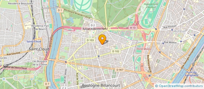 localisation de l'entreprise MADAME ANNICK FOUILLOUSE à BOULOGNE-BILLANCOURT