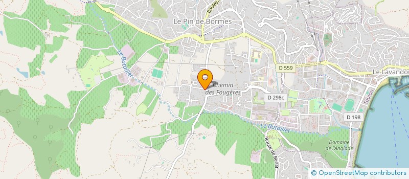 localisation de l'entreprise MADAME ANNICK FRAPPA à BORMES-LES-MIMOSAS
