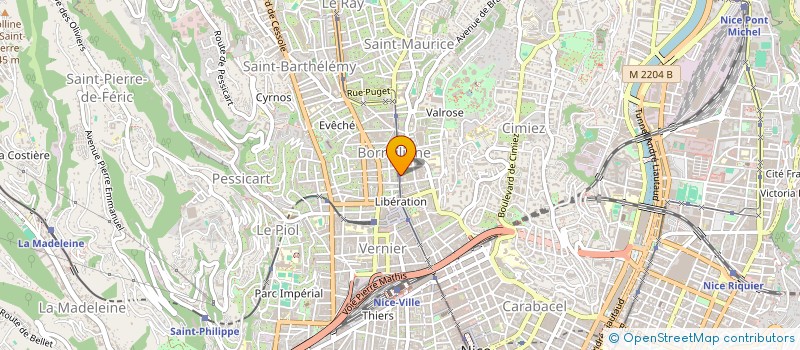 localisation de l'entreprise MADAME ANNICK FRIANT  NICE