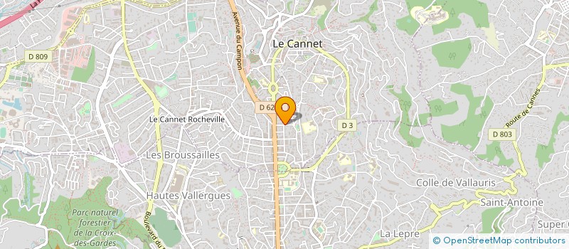 localisation de l'entreprise MADAME ANNICK FUNEL à LE CANNET