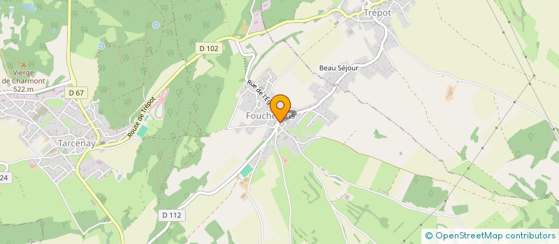 localisation de l'entreprise MADAME ANNICK GAGNOT à TARCENAY-FOUCHERANS