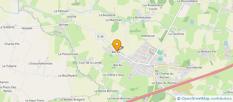 localisation de l'entreprise MADAME ANNICK GARDAN  GOSNE