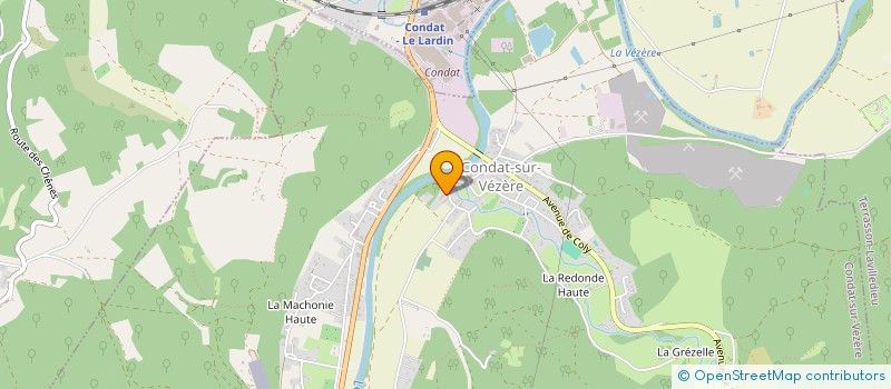 localisation de l'entreprise MADAME ANNICK GENEAU DE LAMARLIERE à CONDAT-SUR-VEZERE