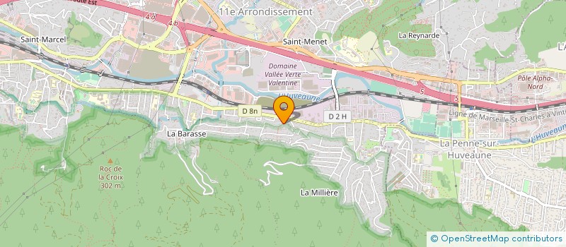 localisation de l'entreprise MADAME ANNICK GERARD  MARSEILLE