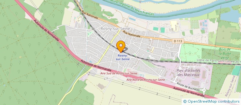 localisation de l'entreprise MADAME ANNICK GERMAIN  ROSNY-SUR-SEINE