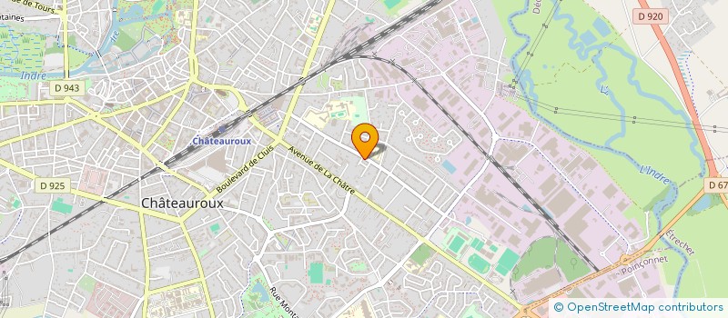localisation de l'entreprise MADAME ANNICK GESSIER à CHATEAUROUX
