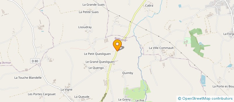 localisation de l'entreprise MADAME ANNICK GICQUEL à SAINT-GLEN