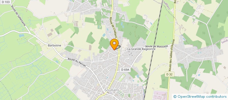 localisation de l'entreprise MADAME ANNICK GIRARD à SALLERTAINE