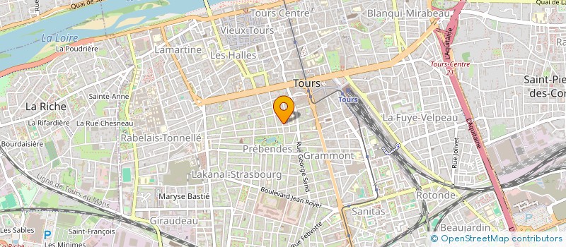 localisation de l'entreprise MADAME ANNICK GIRARD à TOURS