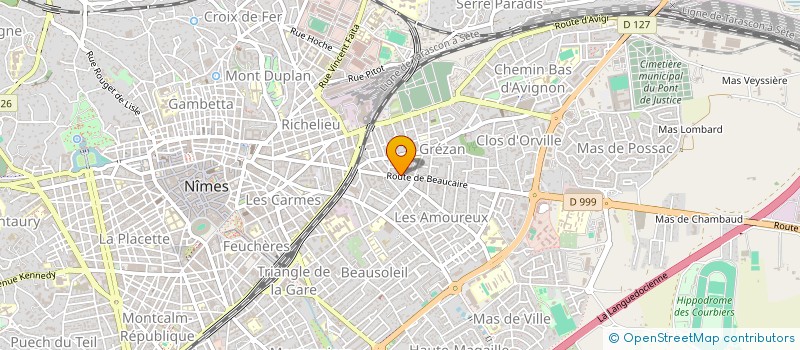 localisation de l'entreprise MADAME ANNICK GISQUET  NIMES